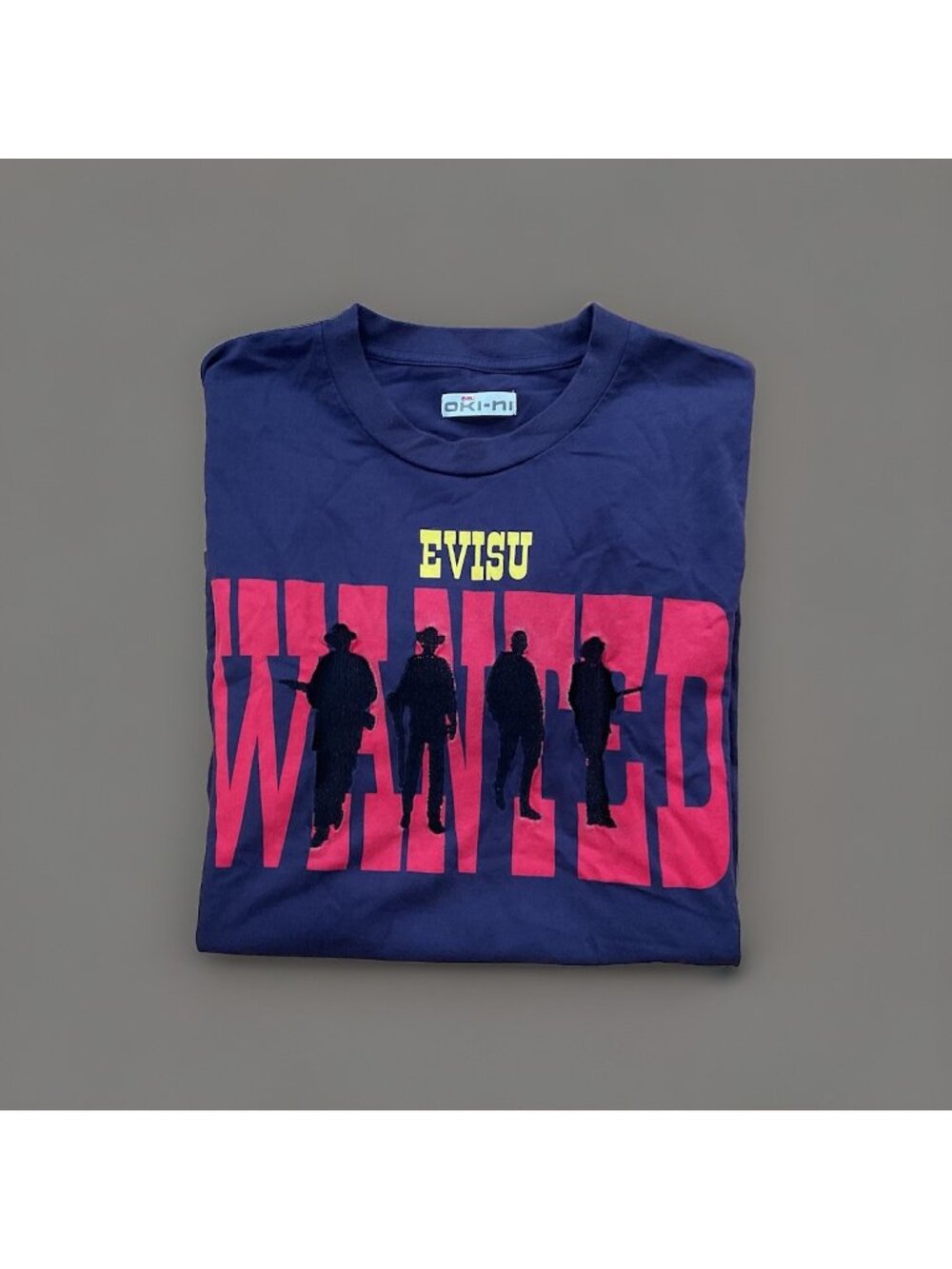 Evisu Oki Ni Reservoir Dogs Wanted T Shirt Rare Mens Large Streetwear Movie